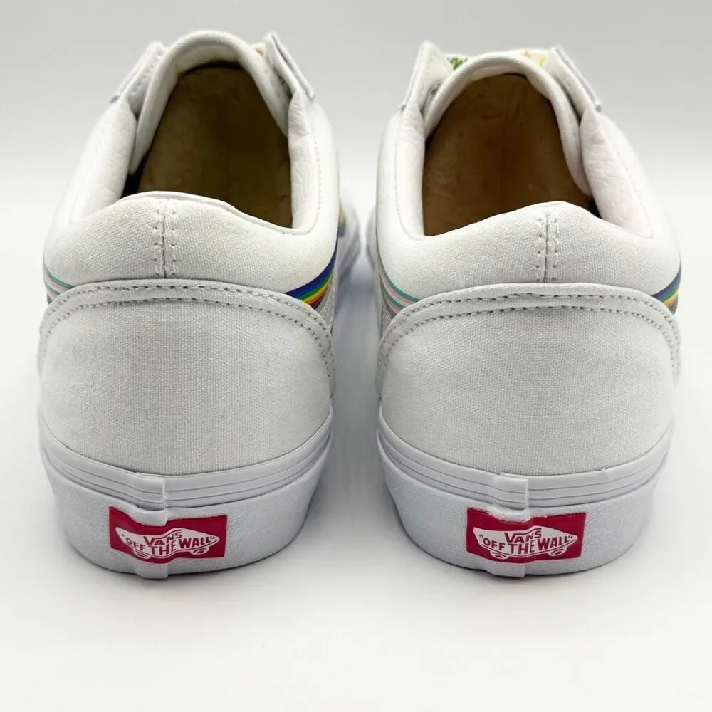 Vans Old Skool Pride White Sneakers - US Men’s 10